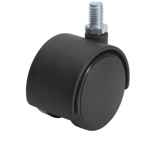 KÓŁKO PODWÓJNE ZE ŚRUBĄ M10 FI 50MM CZARNE