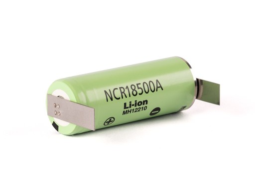 Panasonic NCR18500A - 2040mAh 3,6-3,7V z blaszkami
