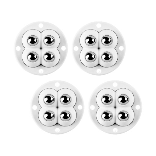 4Pcs Mini Castor Roller 360 Degree Rotation Paste