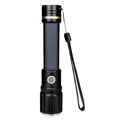 Przenośna latarka LED Solar Power USB Charge 3