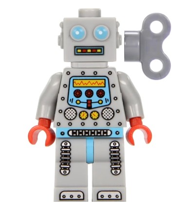 Clockwork Robot, Series 6 col087 LEGO