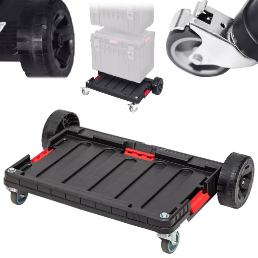 WÓZEK PLATFORMOWY PLATFORMA DO SKRZYNI NARZĘDZIOWYCH Qbrick System One