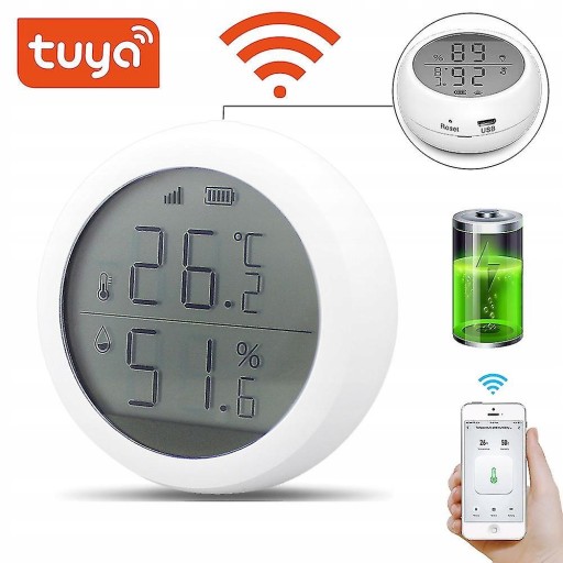 Zigbee 3.0 bezprzewodowy czujnik temperatury Tuya