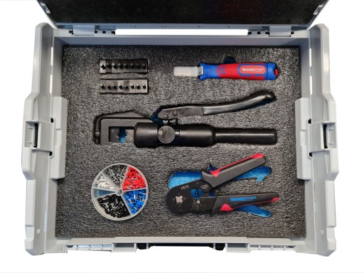 PRASKA HYDRAULICZNA ZACISKARKA DO KABLI 4-70 PH70C / LBOXX15 Zestaw walizka