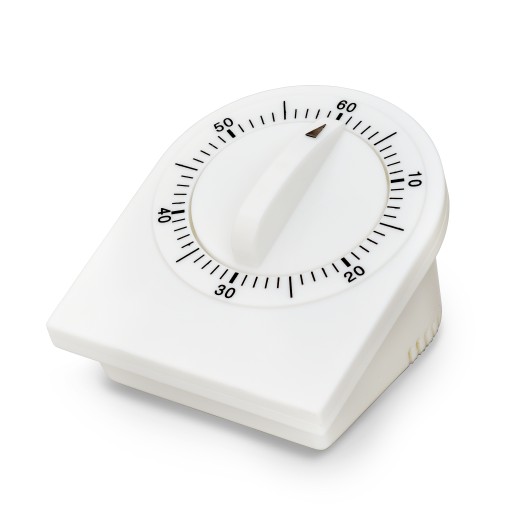 Minutnik Ade timer biały 7,5 x 9,5 x 6,5 cm