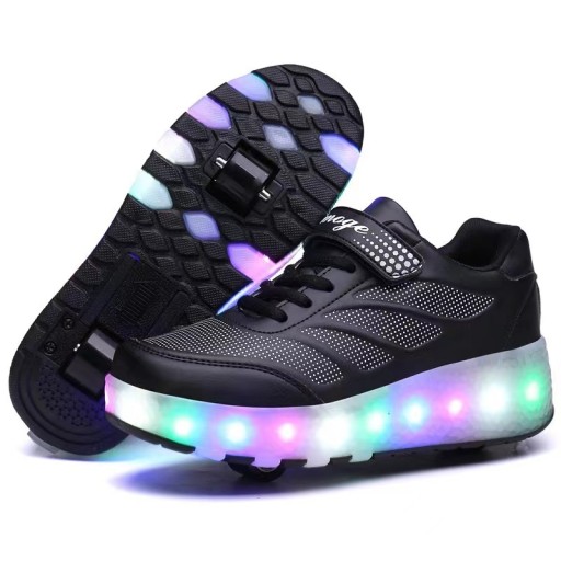 BUTOROLKI BUTY Z ROLKAMI ROLKI WROTKI LED