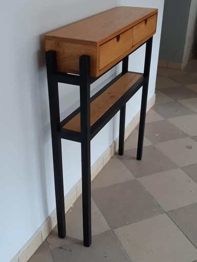 Konsola z półką +2szuflady 80x20 wys 90cm + półka KOLORY