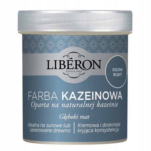 Farba Kazeinowa 0,5 L Libéron Egejski Błękit