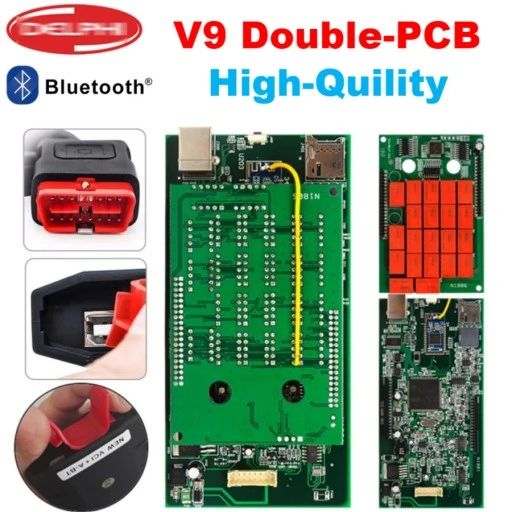 DELPHI DS150E INTERFEJS DIAGNOSTYCZNY SAMOCHODOWY BT PL 2024 PRO