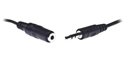 Kabel Przedłużacz stereo mini jack 3,5mm M-F 1.8m