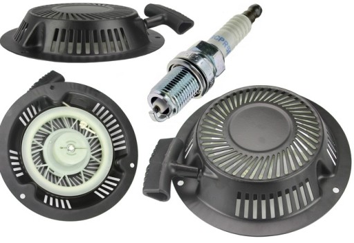 STARTER SZARPAK ROZRUSZNIK DO KOSIARKI NAC T375 T475 T575 + ŚWIECA BCPR5ES