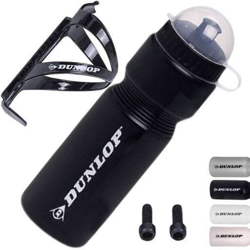 BIDON ROWEROWY DUNLOP Z KOSZYCZKIEM BUTELKA 750ml