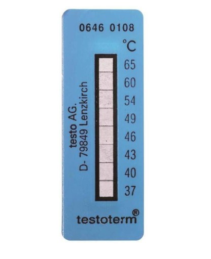 Paski temperaturowe Testoterm +37 do +65 °C