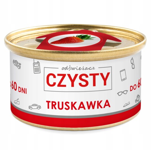 PUSZKA ZAPACHOWA ODŚWIEŻACZ DO AUTA ZAPACH TRUSKAWKA STRAWBERRY