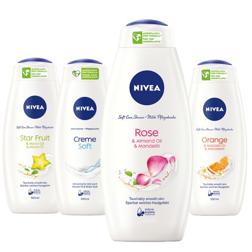 Kremowy żel pod prysznic NIVEA zestaw 4x500ml
