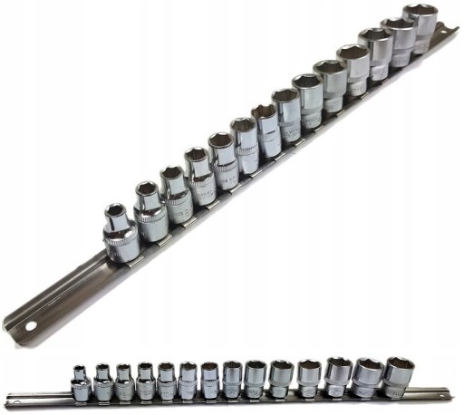 ZESTAW NASADEK 3/8'' NASADKI KRÓTKIE 6-19MM YATO