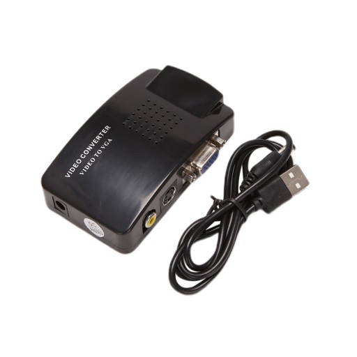 AV na Adapter VGA RCA konwerter VGA PC RCA Composi