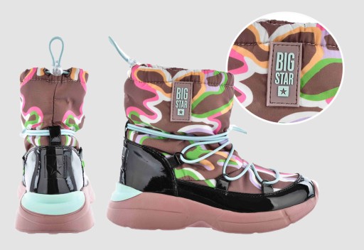 BUTY OBUWIE ZIMOWE DZIECIĘCE ŚNIEGOWCE OCIEPLANE BIG STAR