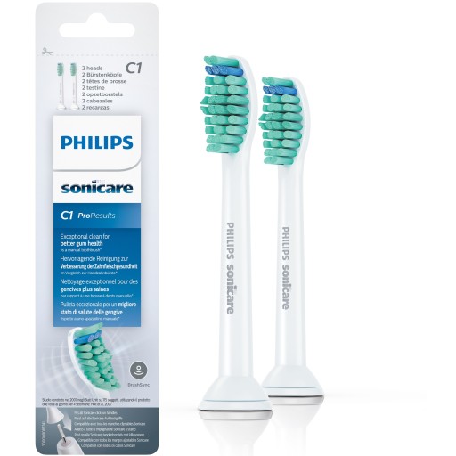 KOŃCÓWKI DO SZCZOTECZEK PHILIPS SONICARE C1 HX6012 2 SZTUKI NOWE
