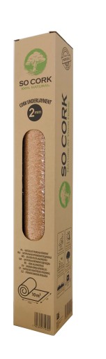 Podkład Korkowy PREMIUM SO CORK 2 mm - rola 10m2