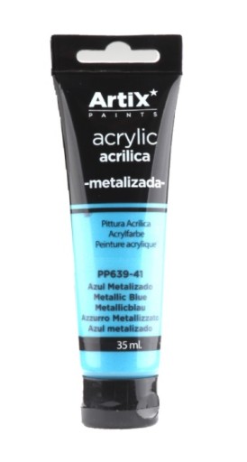 FARBA AKRYLOWA NIEBIESKA 35 ML. METALICZNA