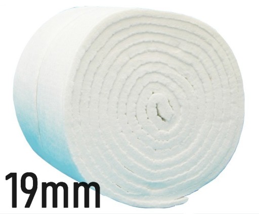 Rolka mata ceramiczna 19mm ognioodporna izolacja żaroodporna 1260°C ATEST