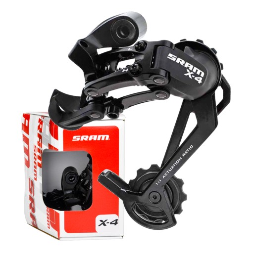 Przerzutka tylna SRAM X-4 Trigger 1:1 45T, 11-34, MTB, 7 8 9 rzędów; BOX