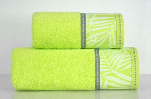 Ręcznik kąpielowy Palms palmy 70x130 zielony
