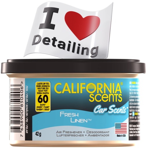 CALIFORNIA CAR SCENTS -zapach- FRESH LINEN
