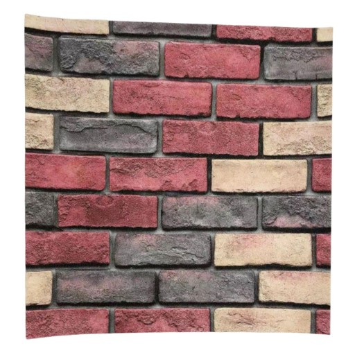 Panel piankowy samoprzylepny z 3D, czerwony