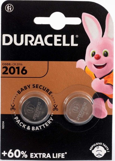 Bateria DURACELL DL 2016 x 2
