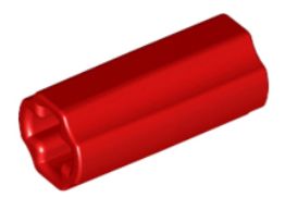 LEGO TECHNIC ŁĄCZNIK OSI CZERWONY 6538C ZA 4 SZT