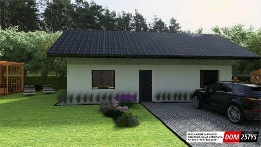 Projekt Domu do 70m² Bez Pozwolenia ADAŚ