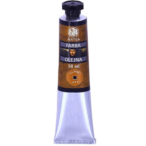 FARBA OLEJNA ASTRA 18 ml UGIER ŻÓŁTY