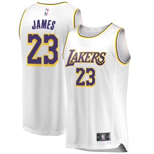 Koszulka do koszykówki LeBron James Los Angeles Lakers Jersey