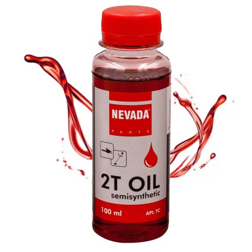 Olej do silników dwusuwowych 2t 100ml - czerwony NEVADA