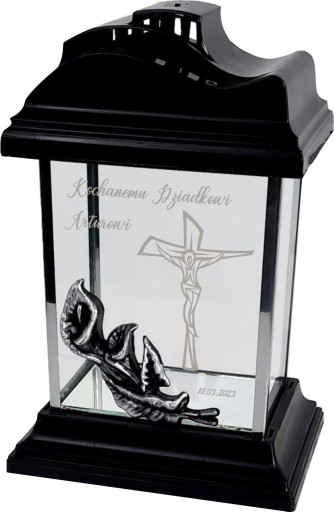 Personalizowany Znicz z grawerem dla Dziadka