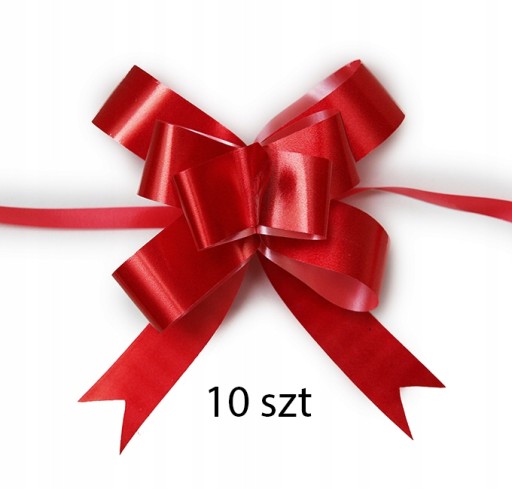 Kokarda ściągana czerwona matowa duża BN