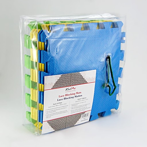 mata do blokowania robótki KNITPRO - 9 elementów