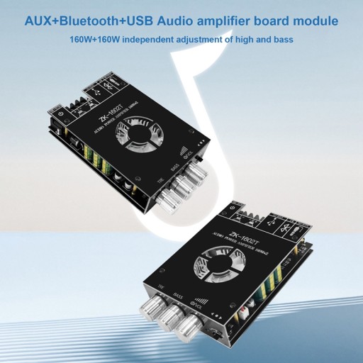 ZK-1602T Bluetooth cyfrowy moduł wzmacniacza mocy
