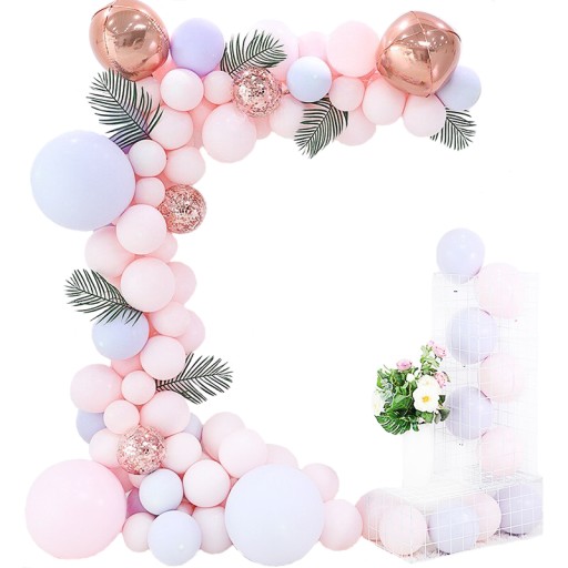 GIRLANDA BALONOWA Balony z Konfetti na Urodziny