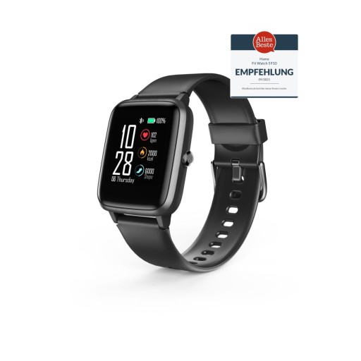 Hama Fit Watch 5910 Smartwatch Czarny GPS Zegarek