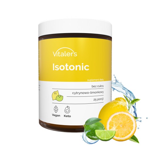 Izotonik Keto Elektrolity Witaminy Bez Cukru 0 kcal Cytryna-Limonka 250 g