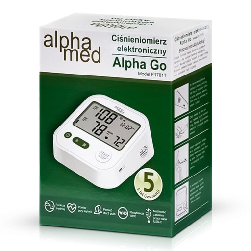 Ciśnieniomierz automatyczny Alphamed Alpha Go