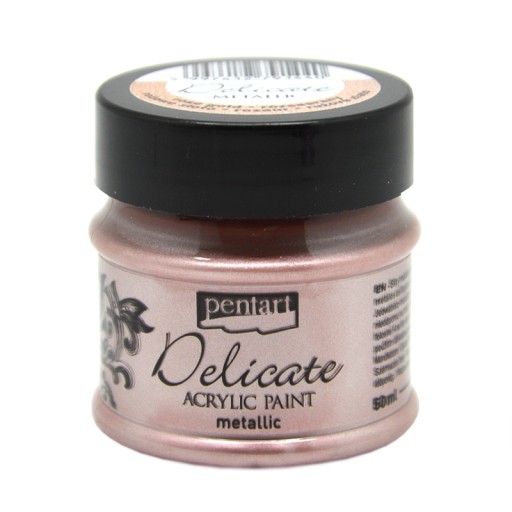Farba Delicate Metaliczna RÓŻOWE ZŁOTO 50 ml FARBY