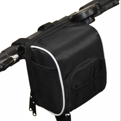 TORBA sakwa rowerowa na kierownicę + 5 kieszonek