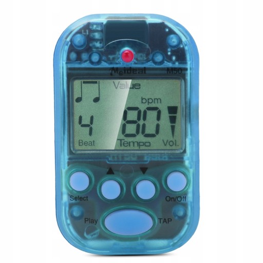 METRONOM ELEKTRONICZNY MEIDEAL M50 NIEBIESKI
