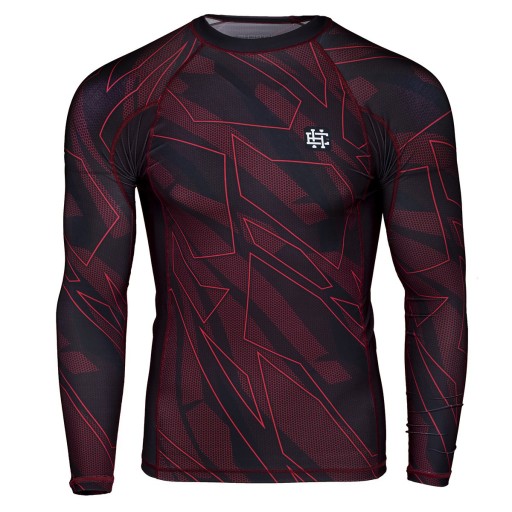 RASHGUARD męski BASIC SHADOW RED EXTREME HOBBY 3XL