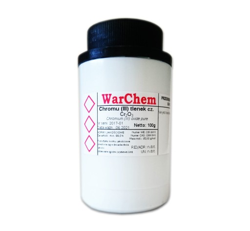 TLENEK CHROMU (III) ZIELONY - czysty - 100g