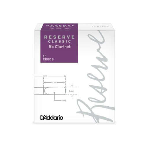 STROIK DO KLARNETU Bb 2.0Reserve Classic D'Addario